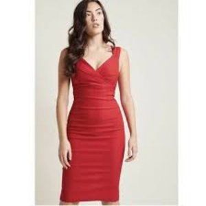 Modcloth Lady Love Song Red Dress